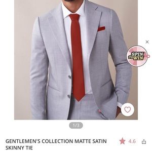 Gentlemen’s Collection Men’s Skinny Tie